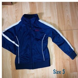 Girls Under Armour Track Jacket NWOT